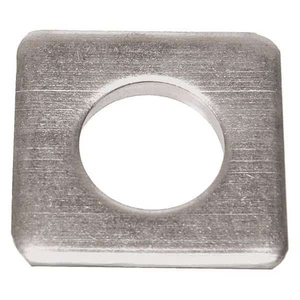 Square Washer, Fits Bolt Size 2 in , Steel Zinc Plated Finish