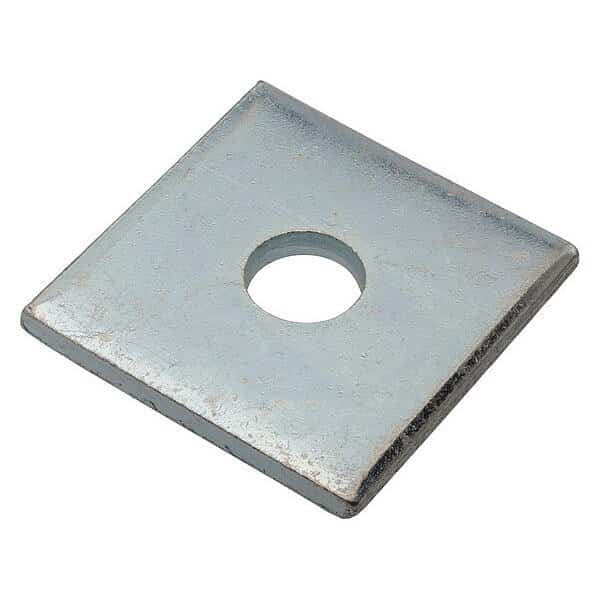 Square Washer, Fits Bolt Size 1/2 in Low Carbon Steel, Zinc Plated Finish, EnjoyTool select, Mfr# Z8937-ZN