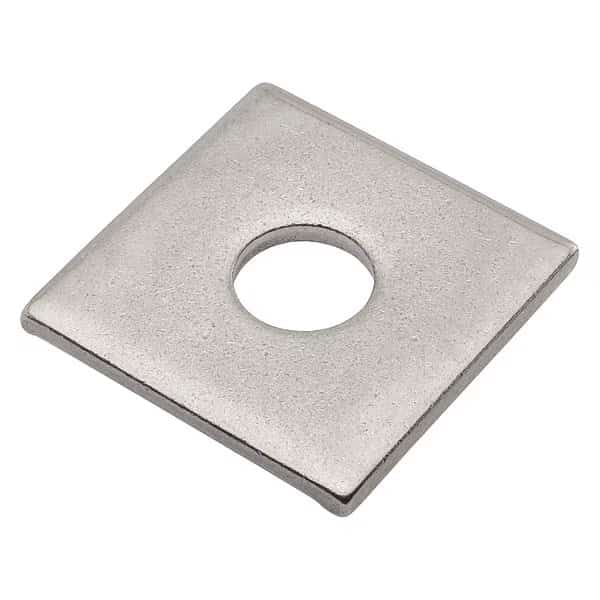 Square Washer, Fits Bolt Size 5/8 in , 18-8 Stainless Steel Plain Finish