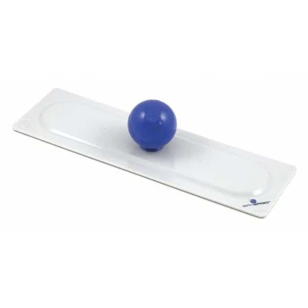 Flat Mop Head, Snap On Connection, Blue, Microfiber, 2505-SPH-LST-EA