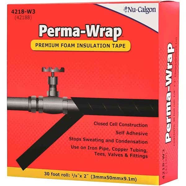 Foam Tape, 2 in W, 30 ft L, 1/8 in, Foam