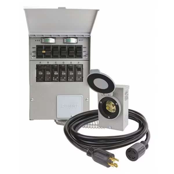 Manual Transfer Switch,125/250V,30A, Mfr#: 306CRK, RELIANCE