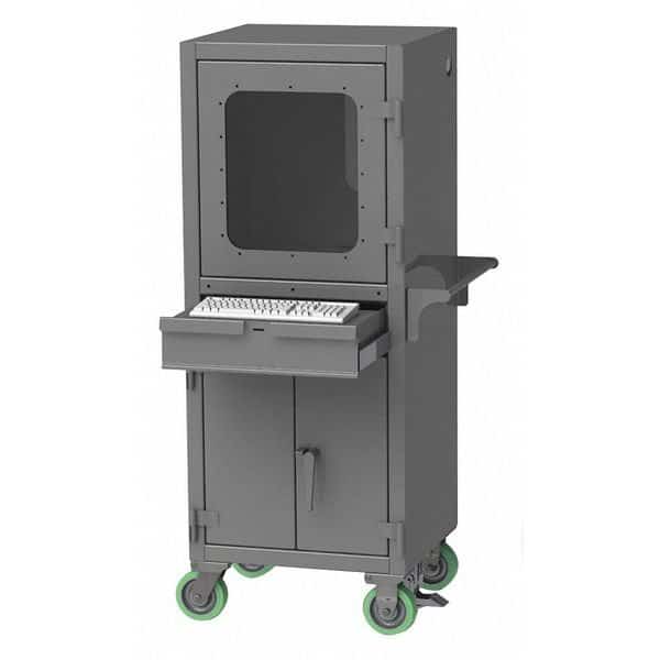 CompEnc,2Shlv,ChrclGry,72"x26"x24", Mfr#: EXC-2672FDS.P, GREENE MANUFACTURING, INC.