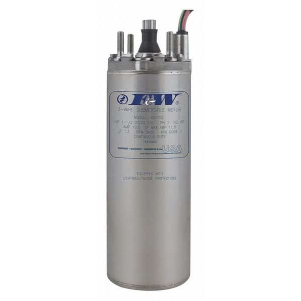 Deep Well Submersible Pump Motor, 1/2 HP