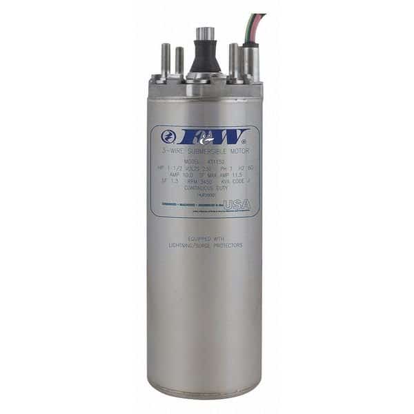 Deep Well Submersible Pump Motor, 3/4 HP