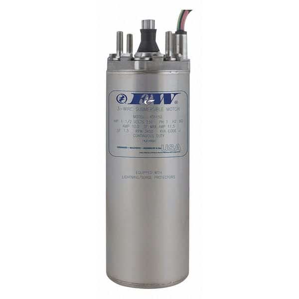 Deep Well Submersible Pump Motor, 3/4 HP, FLINT & WALLING, Mfr# 137430