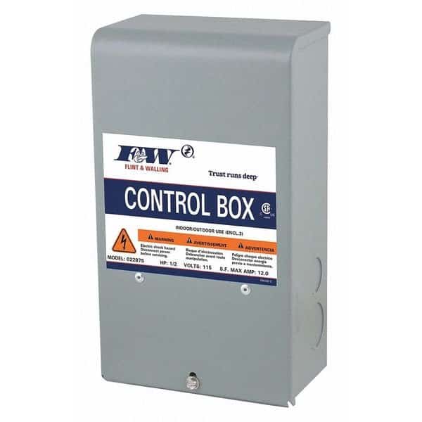 Motor/Pump Control Box, 1 Phase, 230V, 1.6A