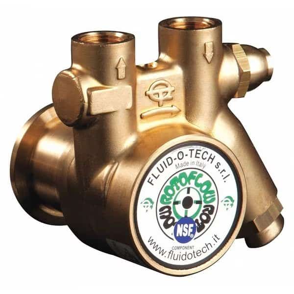 Pump,3/8" NPTF,144 Max. GPH,BR,70 Mesh, Mfr#: PA 401X, FLUID-O-TECH