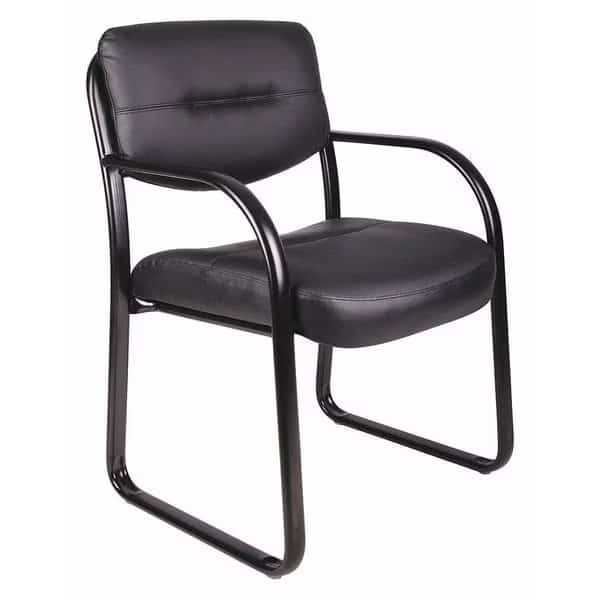Frame Chair, Black Seat, Black Back, 23 in W 24 1/2 in L 34 1/2 in H, Fixed