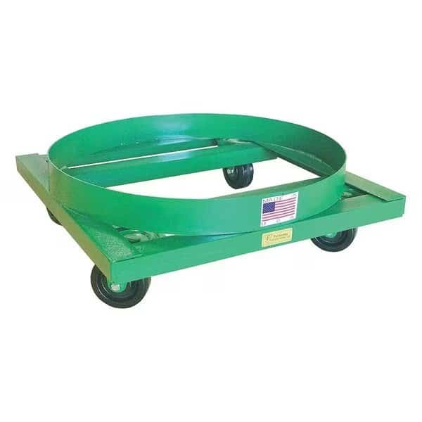 Drum Dolly,8" H,Steel,2300 lb. Cap., Mfr#: AI-424-MC, EnjoyTool select