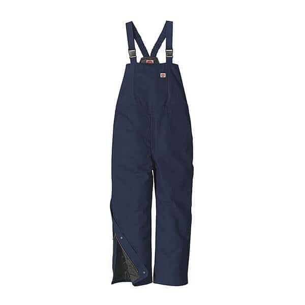 BD30 Insulated Duck Bib Overall, Cotton/Polyester, 10 oz Fabric Weight, 31 in Inseam, Navy
