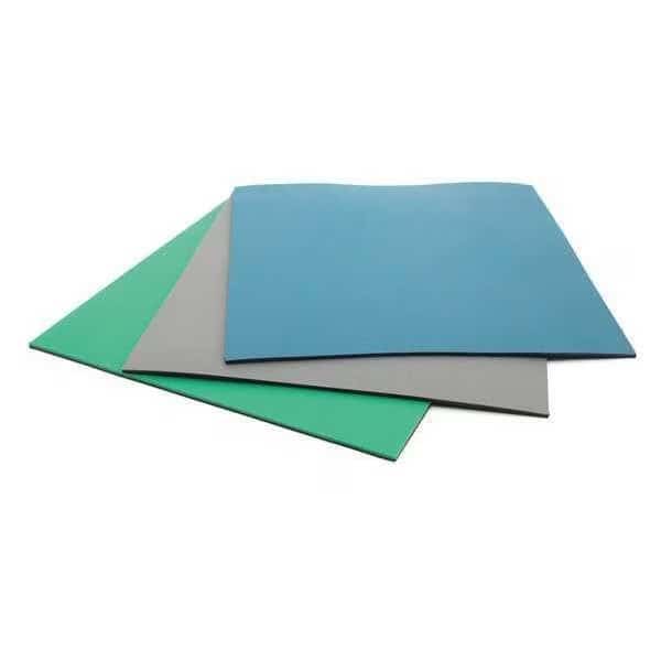ESD 2 Layer Rubber Mat 4ftx2.5ftx0.06in , Mfr#: B61304