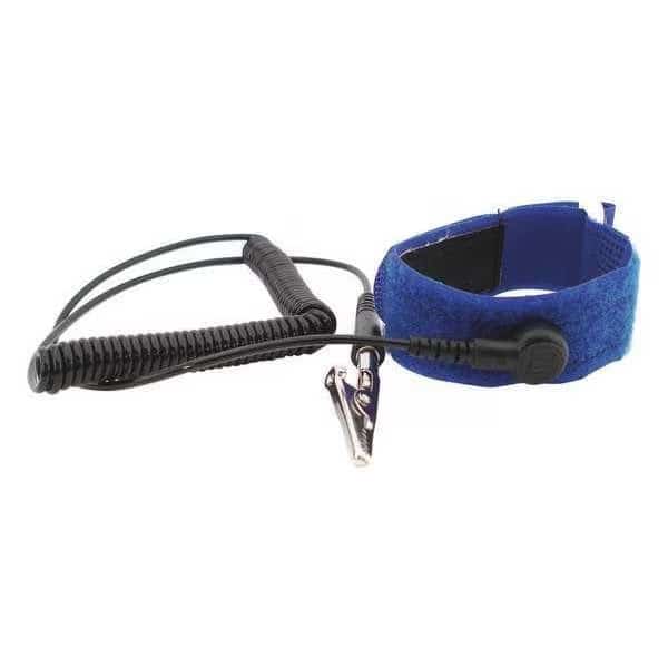 Hook and Loop Wrist Strap Set 12ft Blue, BOTRON CO, Mfr# B9244