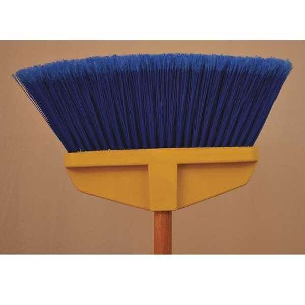 Bruske Broom,Upright,Blue,Flag Bristle, Mfr#: 5616-R, BRUSKE PRODUCTS
