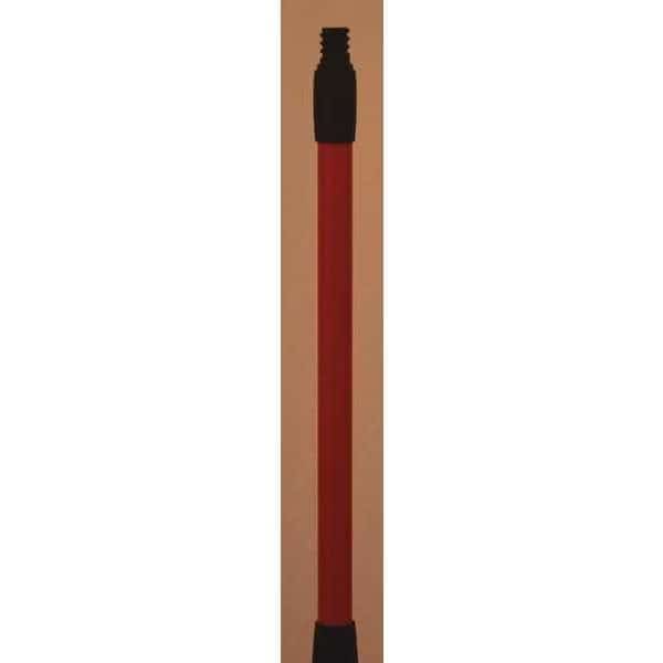 Steel telescopic handle from 43" to 65", threaded end