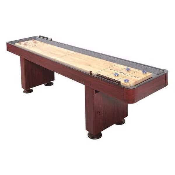 Shuffleboard Table, Dark Cherry Finish