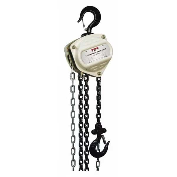 Hand Chain Hoist With 15ft Lift, 1-Ton