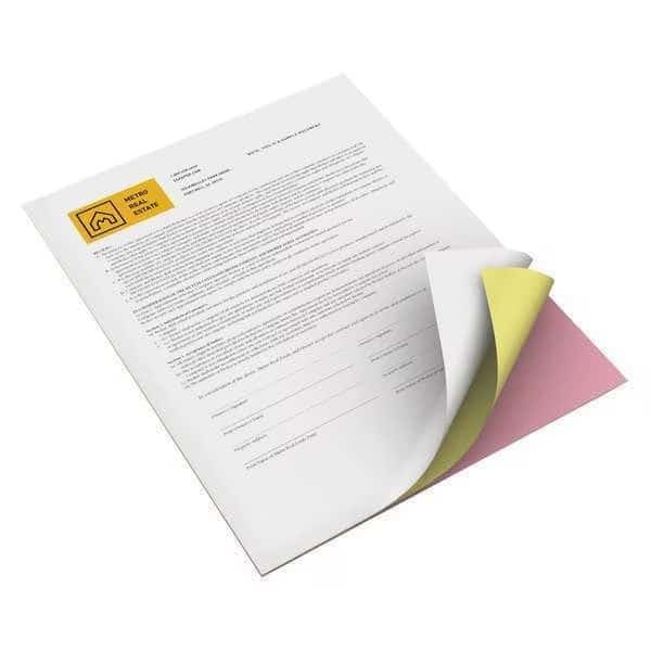 Carbnless Paper, 8.5x11, Pnk/Canary, PK5010