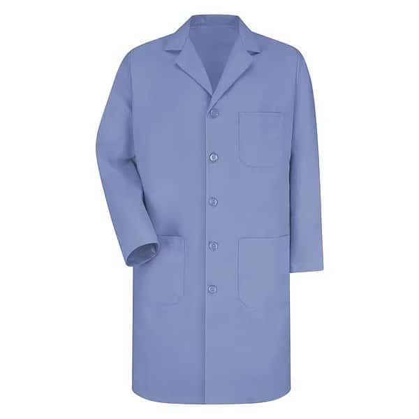 Lab Coat, Cotton Poplin/Polyester, 3 Pockets, Button