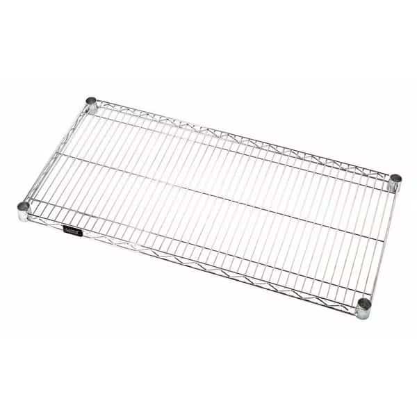 Wire Shelf, 18"D x 48"W, Chrome