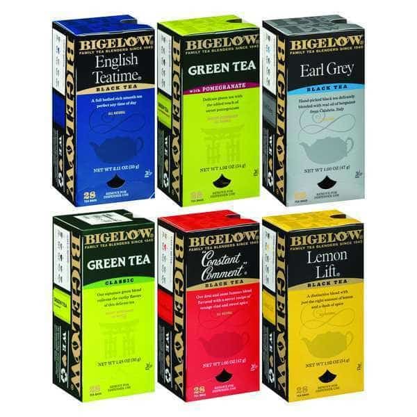 Tea, Assorted, Tea Bag, Caffeinated, Tea, 2 lbs, 168 PK