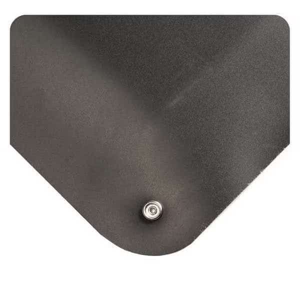 Black Electrically Conductive Runner, 9/16" Thick, PVC Surface With Nitrile Infused Sponge