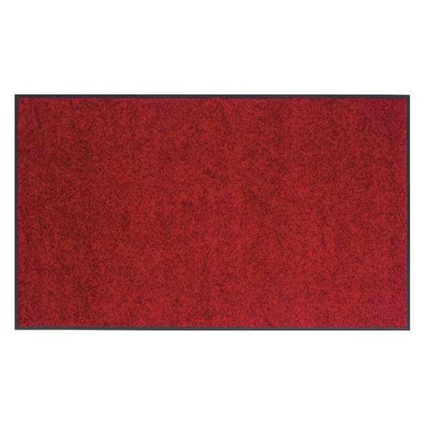 Entrance Mat, Red/Black, 6 ft W x 60 ft L