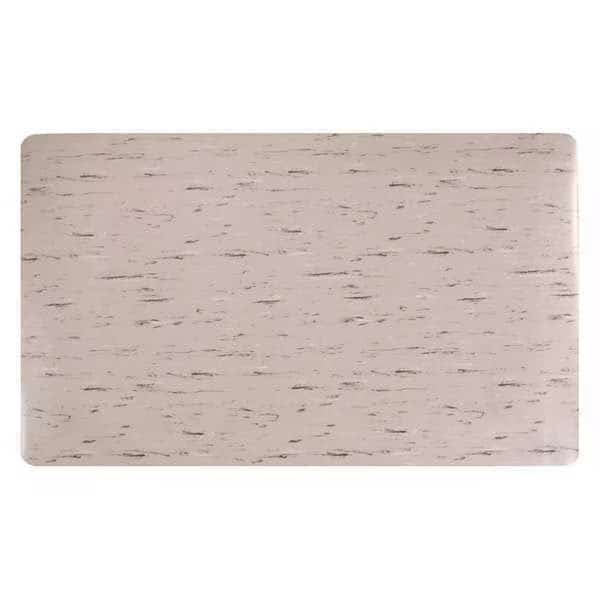 Antifatigue Mat, 5 ft. L x 3 ft. W, 7/8" Thickness, Black/Gray/White