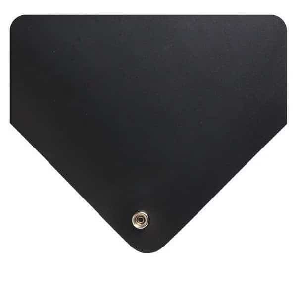 Black Electrically Conductive Runner, 3/32" Thick, PVC Surface With Nitrile Infused Sponge