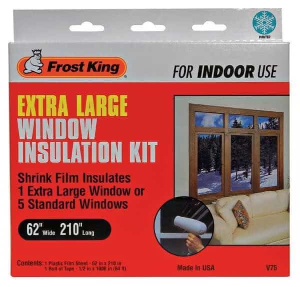 Window Insulation Kit, Extra Large, 62" x 210"