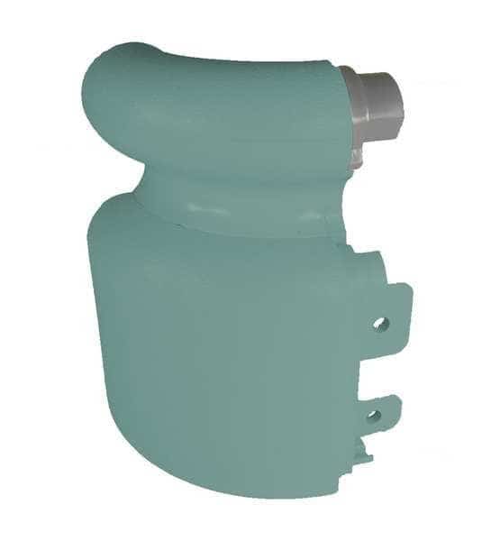 Hadrail Outside Corner,Teal, Mfr#: OBR-450S-0-377, PAWLING CORP