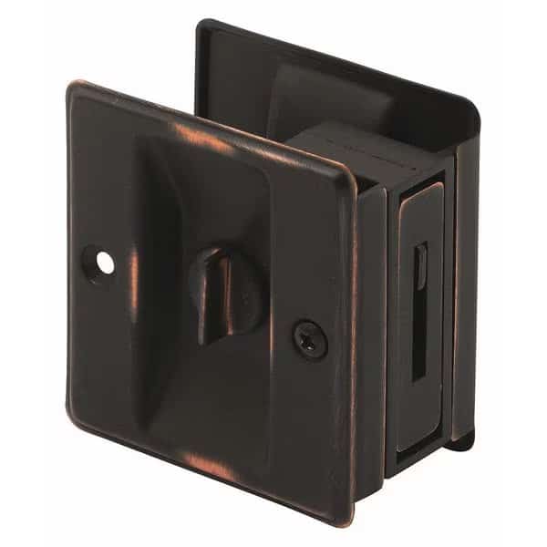 Pocket Door Lock/Pull, 3-45/64" L