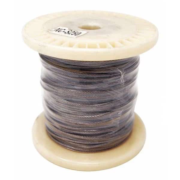Netting Perimeter Cable,5" L,Silver, Mfr#: nc-s250, BIRD BARRIER