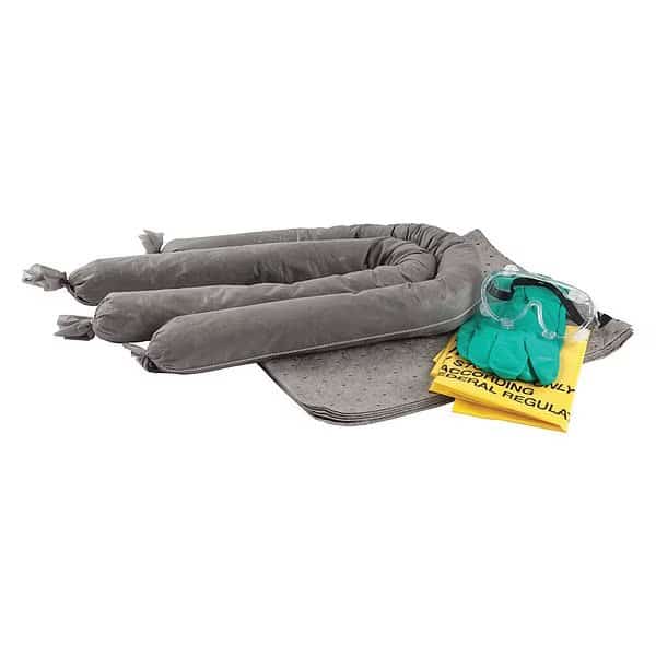 Spill Kit, Bag, Universal, 3 gal., 18" H, CONDOR, Mfr# 436M91