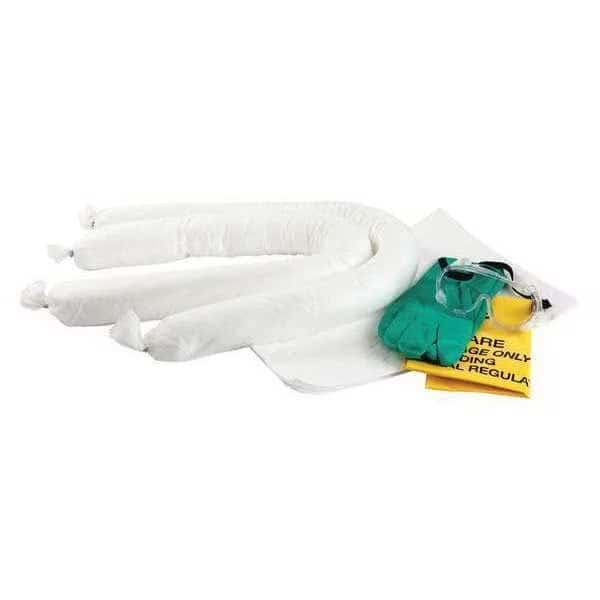 Spill Kit, 38 gal Volume Absorbed per Kit, 55 gal Capacity, Drum, Yellow, 70
