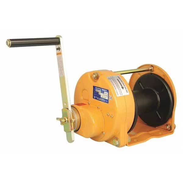 Hand Winch, 1100 lb. 1st Layer Ld Cap.