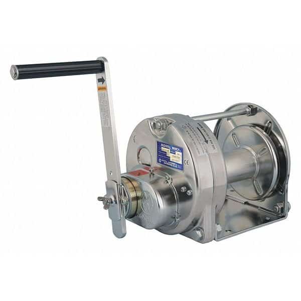 Hand Winch, 660 lb. 1st Layer Ld Cap., Maxpull Winches, Mfr#: ESB-3-SI