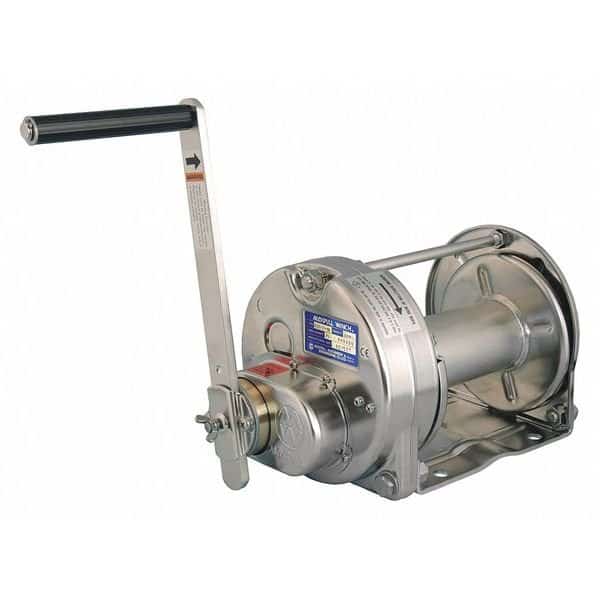 Hand Winch, 2200 lb. 1st Layer Ld Cap.