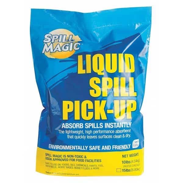 Sorbents, 4.8 gal. Universal Absorbed, White, SPILL MAGIC, Mfr# 97115