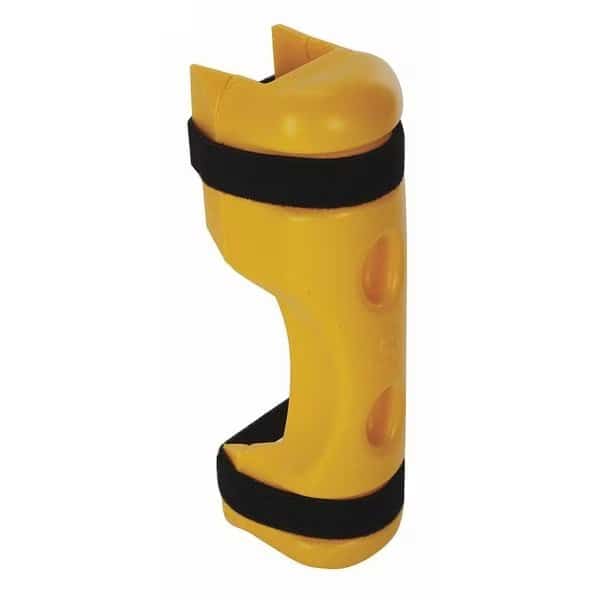 Pallet Rack Guard, 18" H Overall, Yllw, PK6