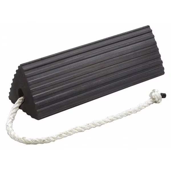 Wheel Chock,6" D,6" H,21" W,Black, Mfr#: RC5521-S, CHECKERS
