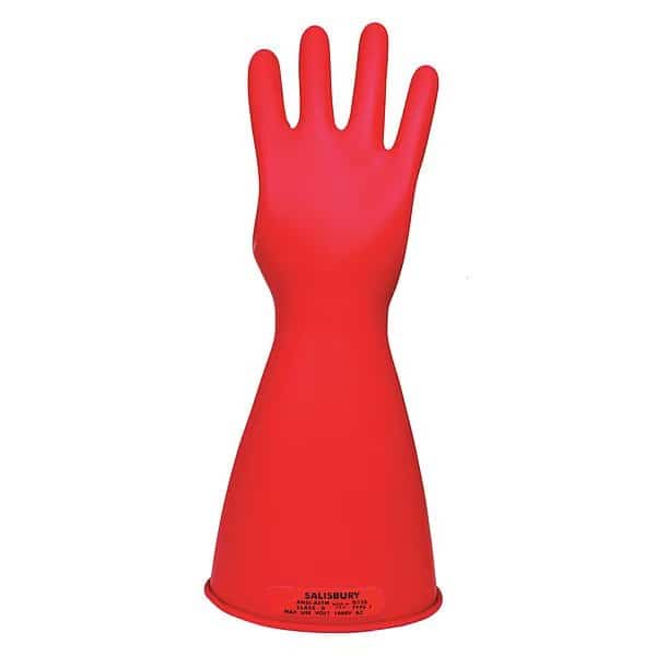 Electrical Insulating Gloves,Type I,9, Mfr#: E014R/9, SALISBURY