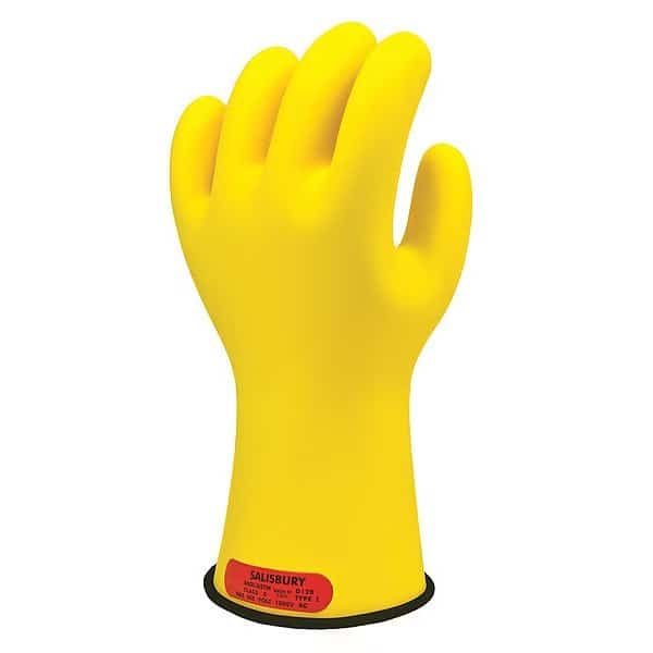 Elec. Insulating Gloves,Type I,8-1/2, Mfr#: E011BY/8H, SALISBURY