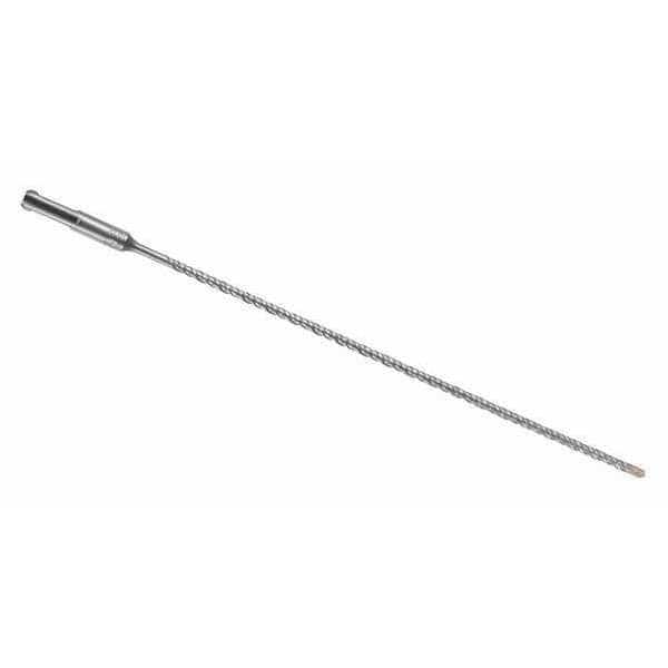 2-Cutter Hammer Drill Bit 3/16" x 12"L, SDS Plus, 25PK