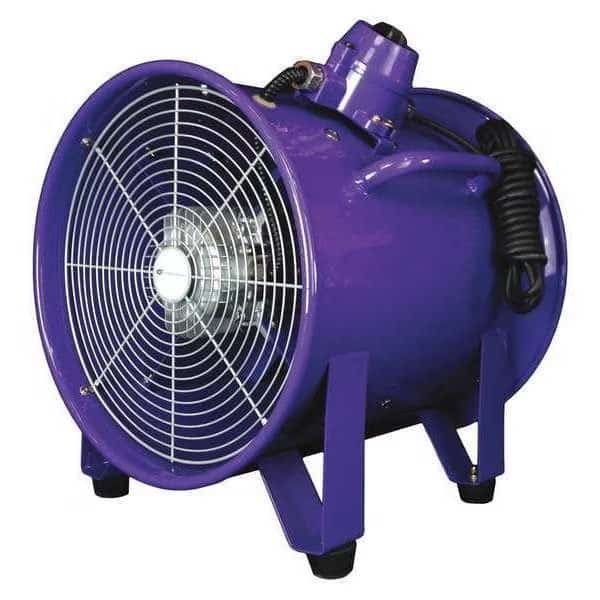 Tube Axial Fan, 1 HP, 4414 cfm, Tube, 220V, 1 Phase, 18" W., ATLANTIC BLOWERS, Mfr# ABAF-18-220S