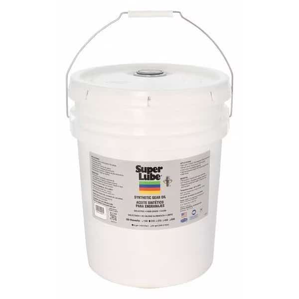 5 gal. Gear Oil Pail, 220 ISO Viscosity, 90 SAE, Translucent Clear