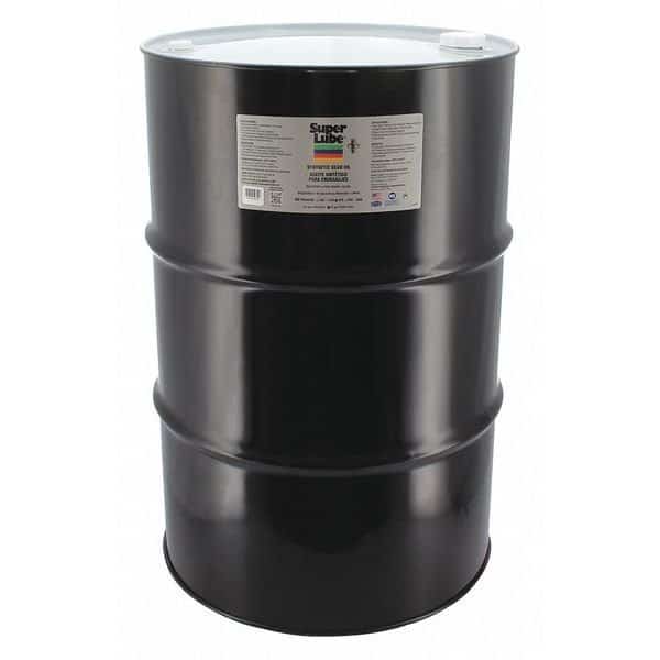 55 gal. Gear Oil Drum, 320 ISO Viscosity, 90 SAE, Translucent Clear