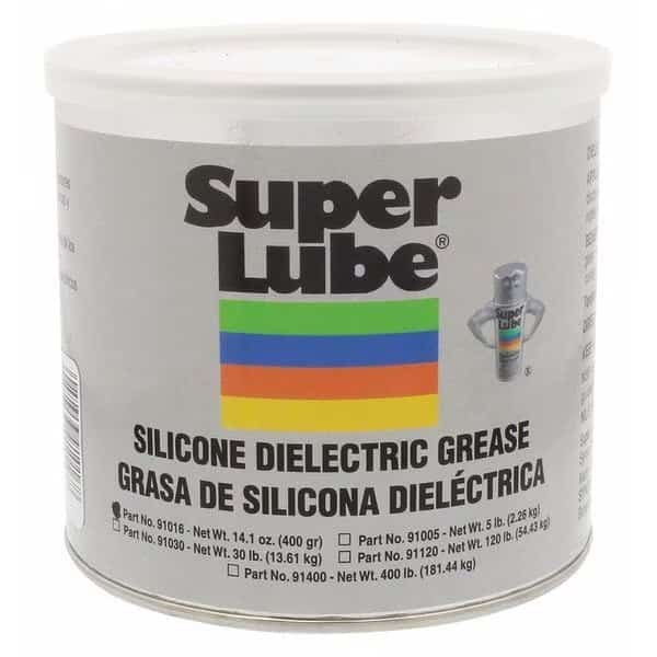 14.1 oz Di-Electric Grease Can Translucent White, SUPER LUBE, Mfr# 91016