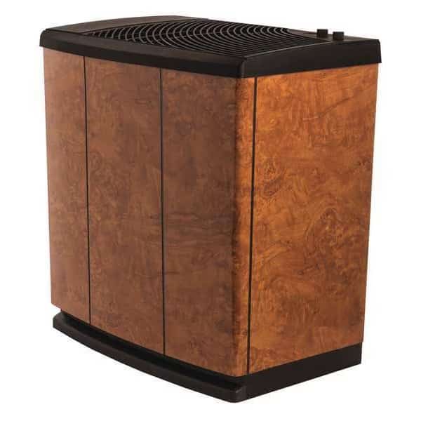 Portable Humidifier, 5.4 gal, 3,700 sq. ft., Console, Oak Burl
