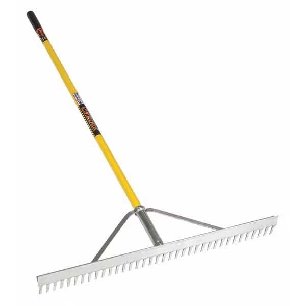 Landscape Rake, 48", 66" Yellow Handle